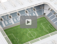 Football Stadium Model Do-it-yourself Assembly Kit #1