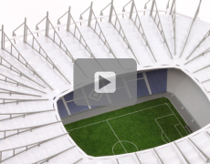 Football Stadium Model Do-it-yourself Assembly Kit #2