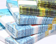 Tear- and Waterproof, Recyclable Crumpling Map